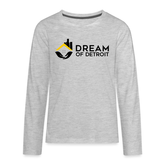DREAM Kids' Premium Long Sleeve T-Shirt - heather gray