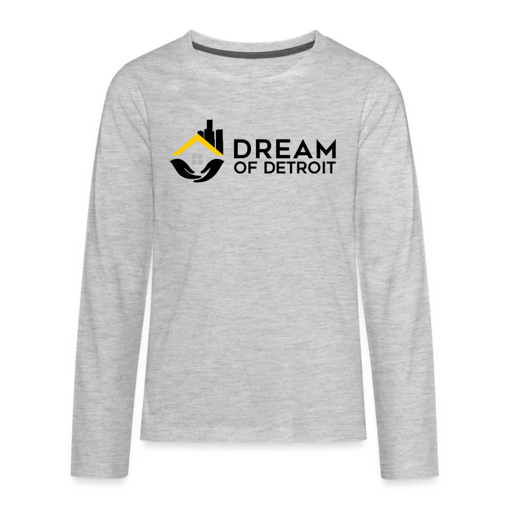 DREAM Kids' Premium Long Sleeve T-Shirt - heather gray